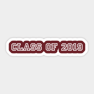 CLASS OF 2019 Sticker